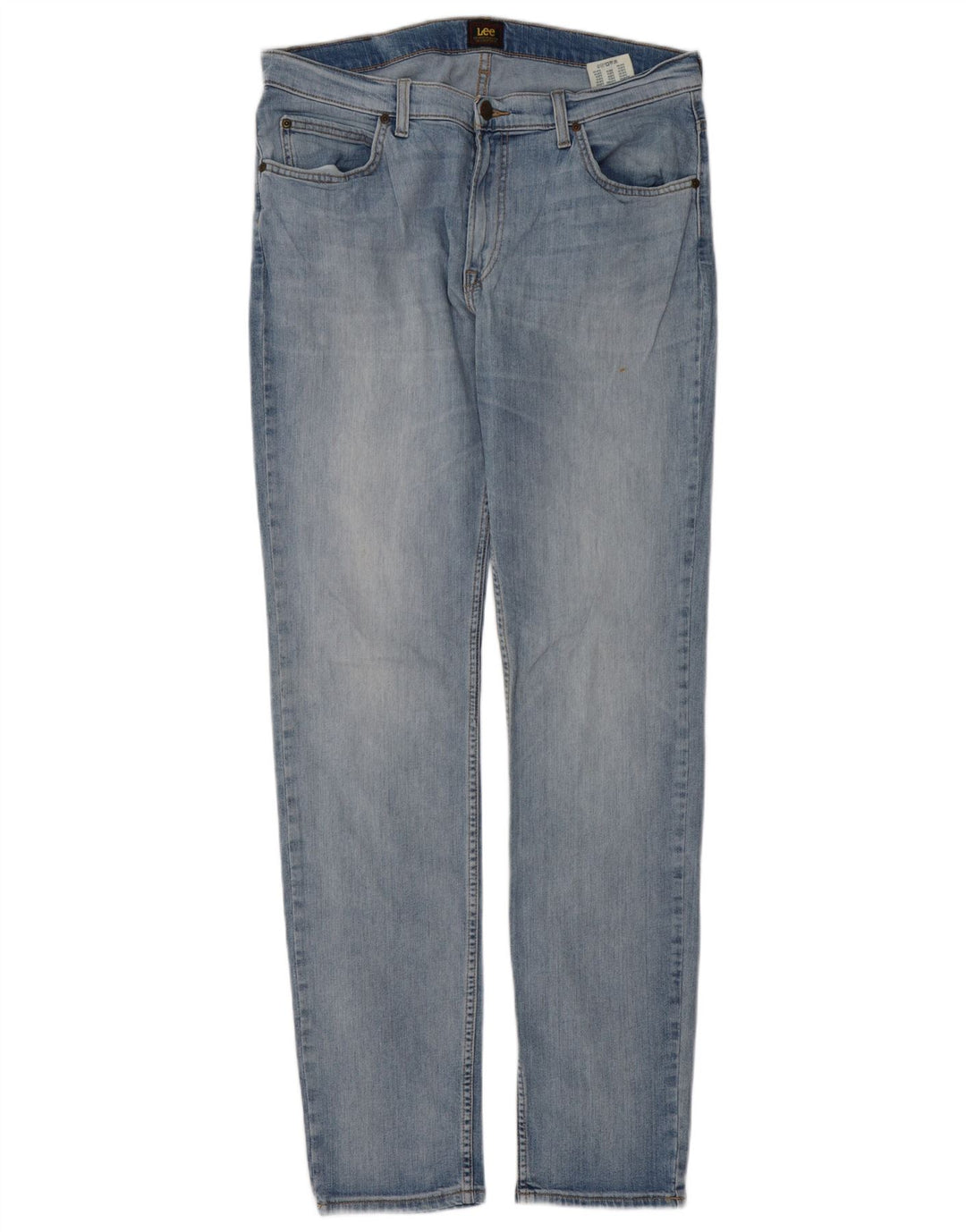 Lee Herren Rider Slim Jeans W34 L34 Blaue Baumwolle