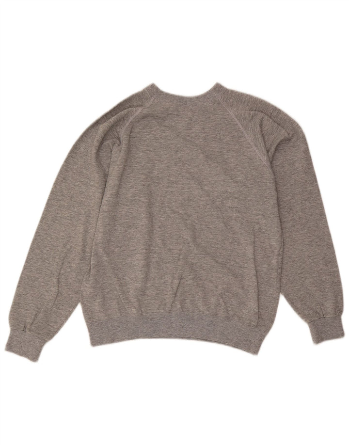 Champion Herren-Sweatshirt mit Grafik, Größe S, Grau meliert