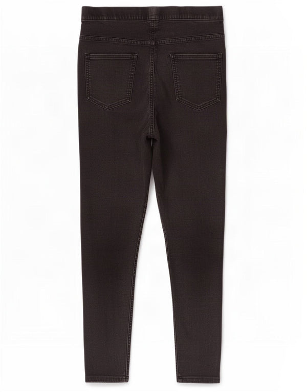Marks & Spencer Damen Jegging-Jeans UK 14 Large W32 L27 Schwarze Baumwolle