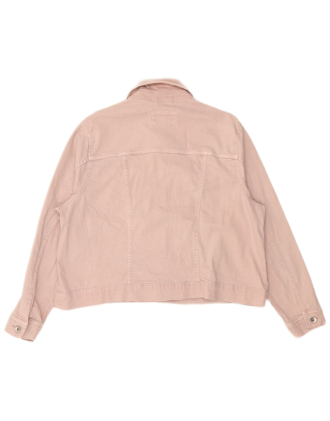 Marks & Spencer Damen Jeansjacke UK 24 4XL Rosa Baumwolle