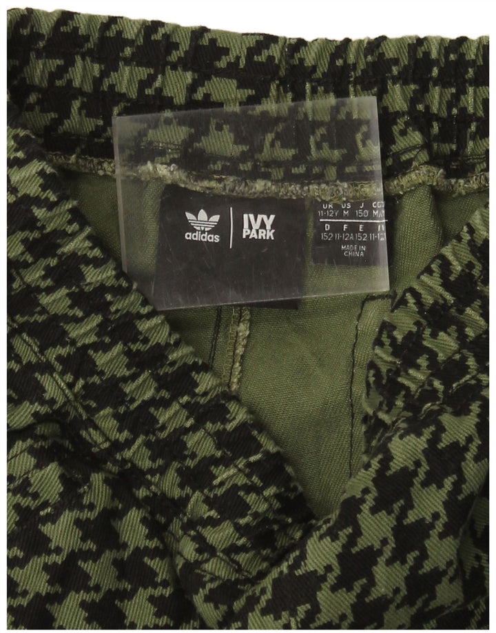 ADIDAS Mädchen Ivy Park Freizeithose 11–12 Jahre W24 L25 Grün