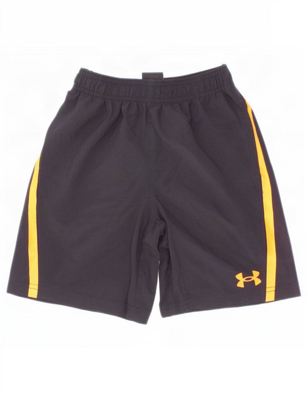 Under Armour Boys Graphic Sport Shorts 5-6 Years Black Colourblock