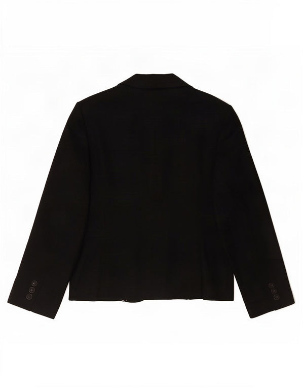 Marks & Spencer Damen-Blazerjacke mit 5 Knöpfen, UK 18, XL, Schwarz, Polyester