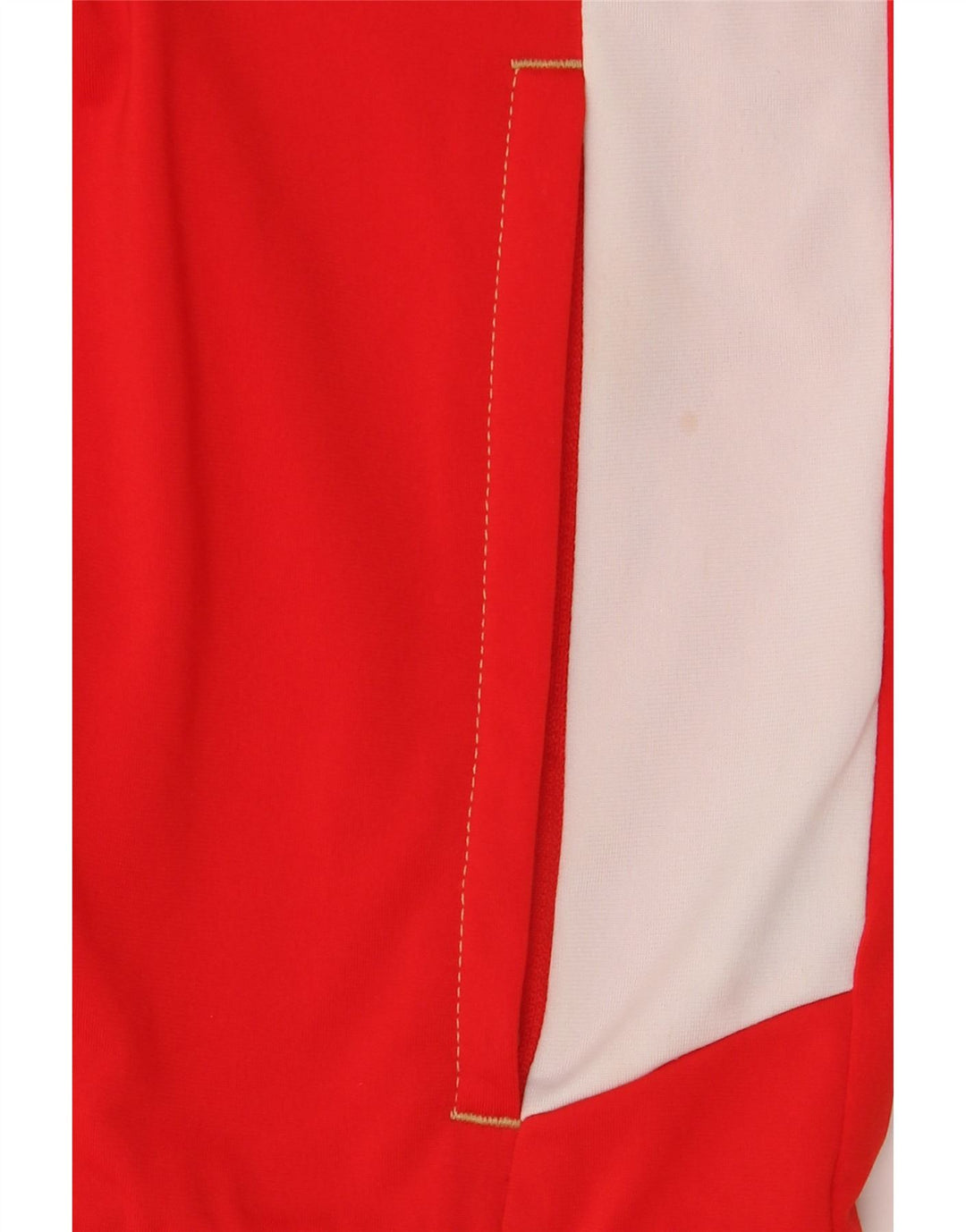 Puma Jungen Grafik-Trainingsanzug-Top-Jacke, 13–14 Jahre, rotes Farbblockdesign