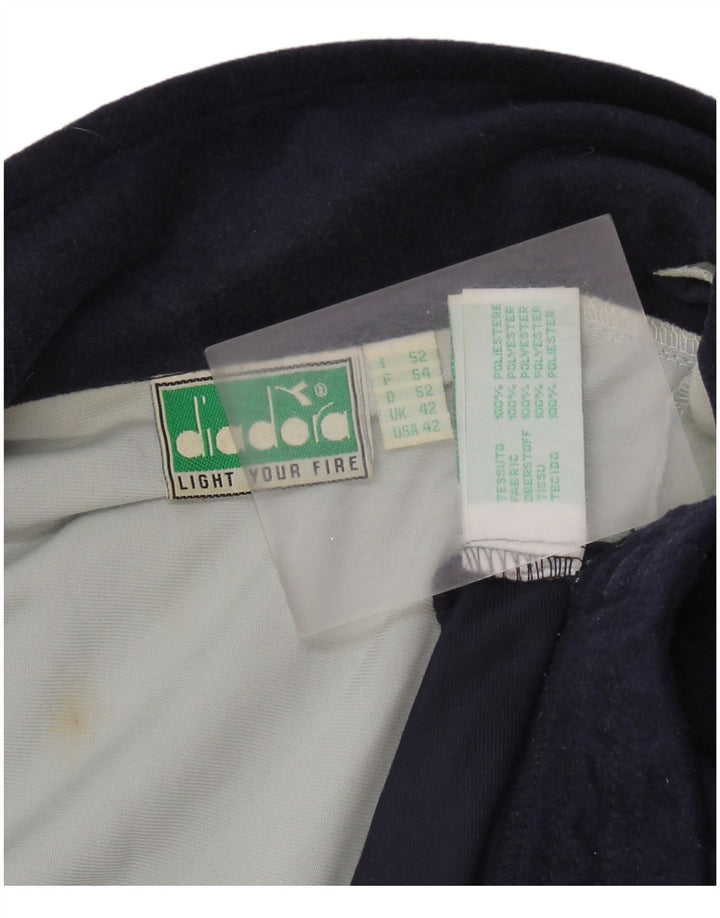 DIADORA Herren-Trainingsanzug-Top-Jacke, UK 42, groß, mehrfarbig, Farbblock