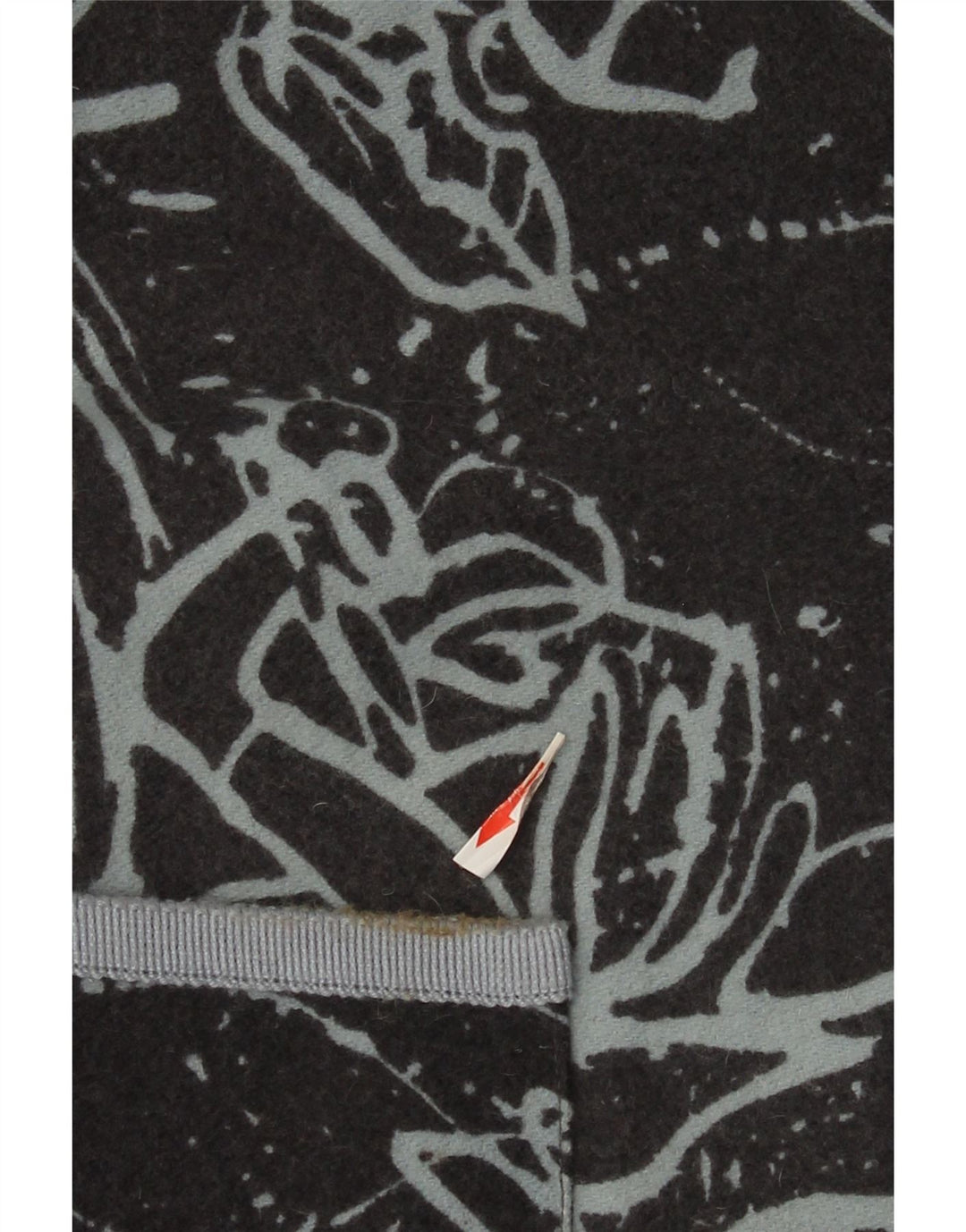 Vintage Damen Blazer mit grafischem 2-Knopf-Design, Gr. 16, Schwarz