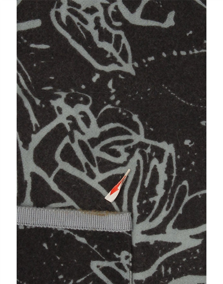 Vintage Damen Blazer mit grafischem 2-Knopf-Design, Gr. 16, Schwarz