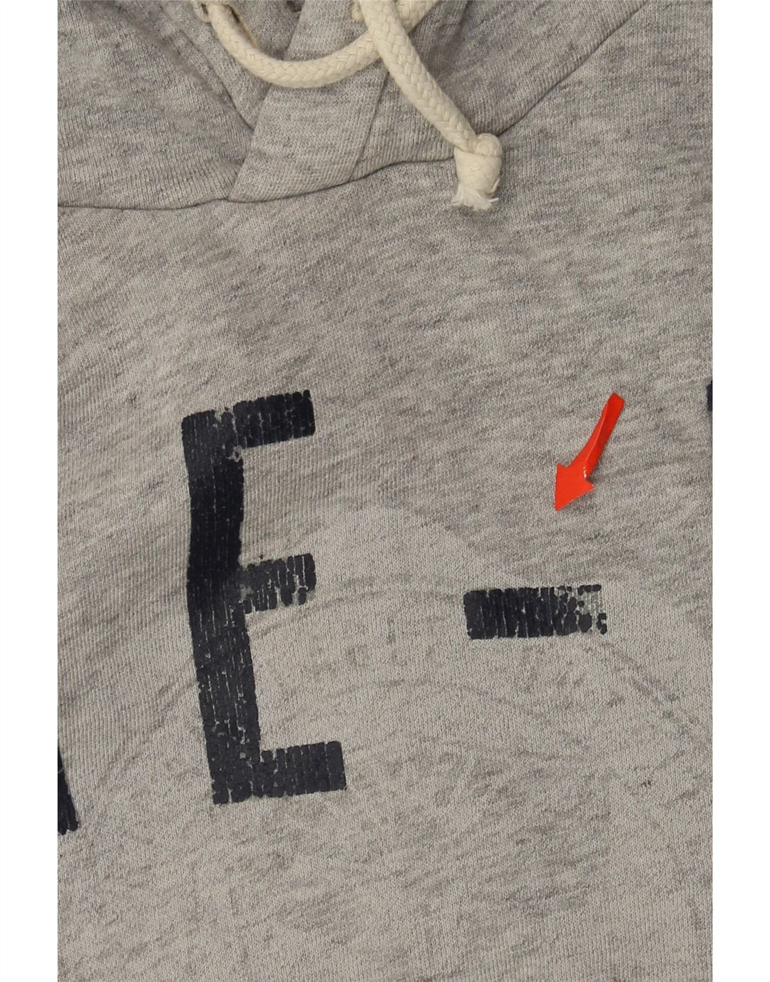 American Eagle Herren-Kapuzenpullover mit Grafik, mittelgraue Baumwolle