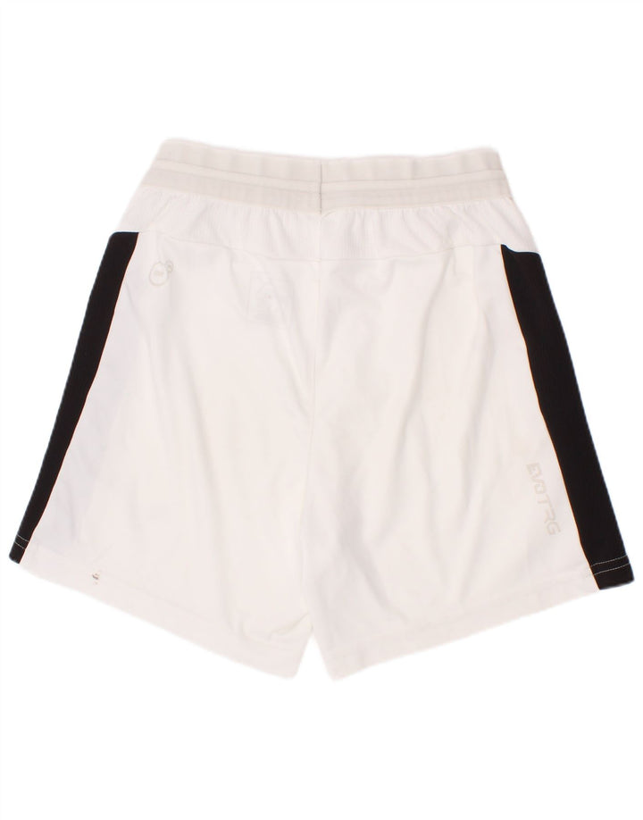 Puma Sportshorts für Jungen, 7–8 Jahre, weißes Colourblock-Polyester