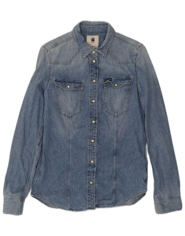 G-Star Damen Jeanshemd UK 14 Mittelblau