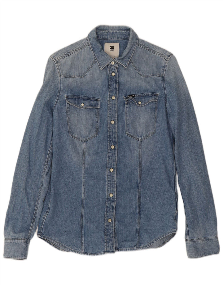 G-Star Damen Jeanshemd UK 14 Mittelblau