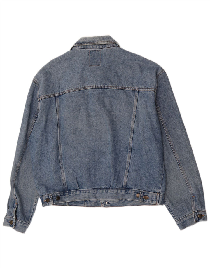Base 92 Herren-Jeansjacke, UK 42, XL, blaue Baumwolle