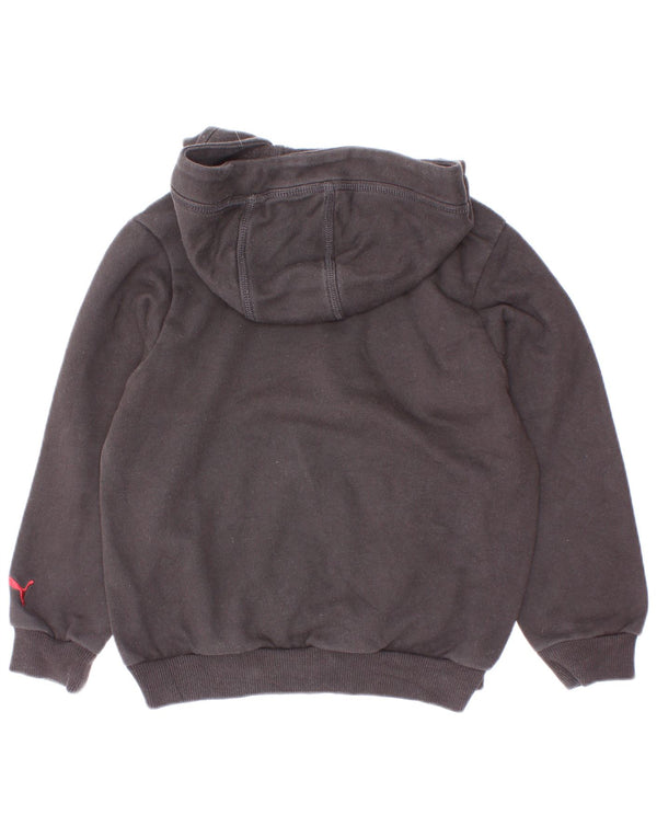 Puma Kapuzenpullover mit Grafik für Jungen, 5–6 Jahre, schwarze Baumwolle