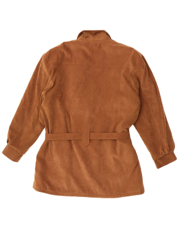 Vintage Damen Utility Jacke EU 42 Groß Braun