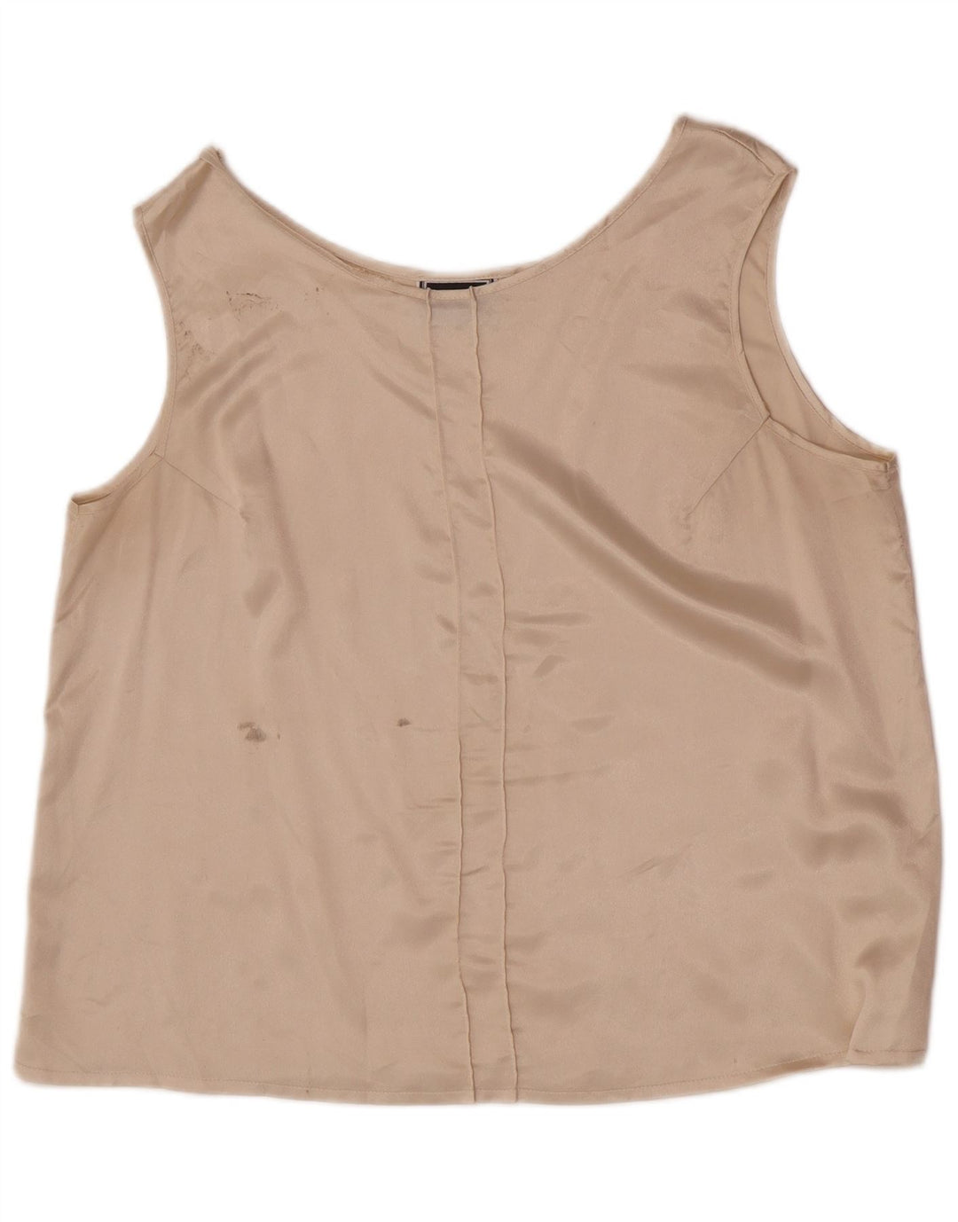 Luisa Spagnoli Damen Crop Vest Top IT 42 2XL Beige Polyester