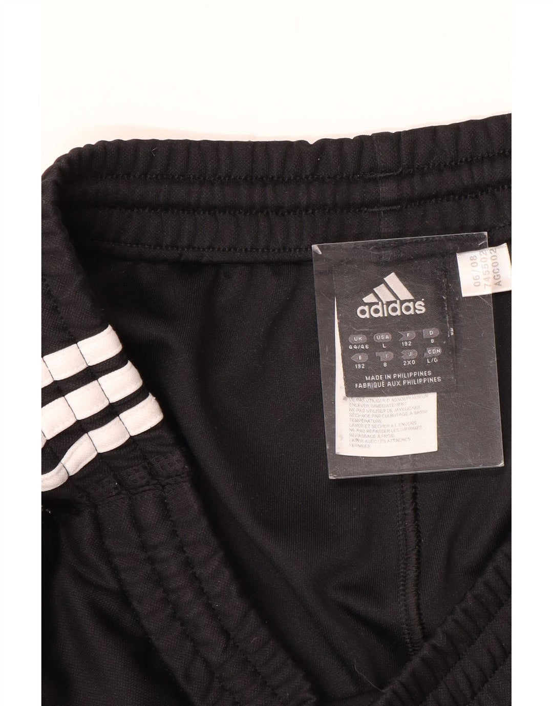 Adidas Herren Trainingshose UK 44/46 Large Schwarz Polyester