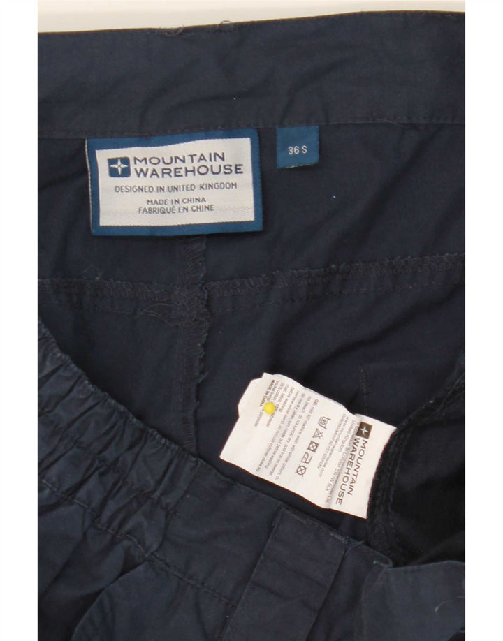Mountain Warehouse Gerade Herren-Cargohose, W36, L29, Marineblau, Polyester