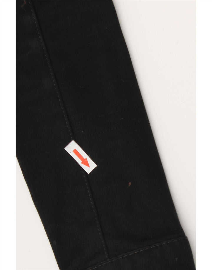 G-Star Damen Langarm-Basic-Kleid UK 12 Mittelschwarze Baumwolle
