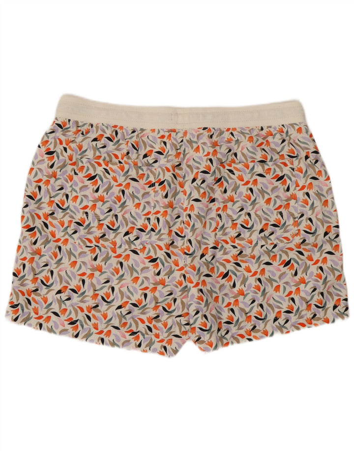 Marks & Spencer Damen-Shorts, UK 16, großes, mehrfarbiges, geblümtes Leinen