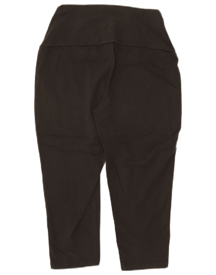 MINT VELVET Damen Capri-Leggings UK 14 Große Khaki-Baumwolle