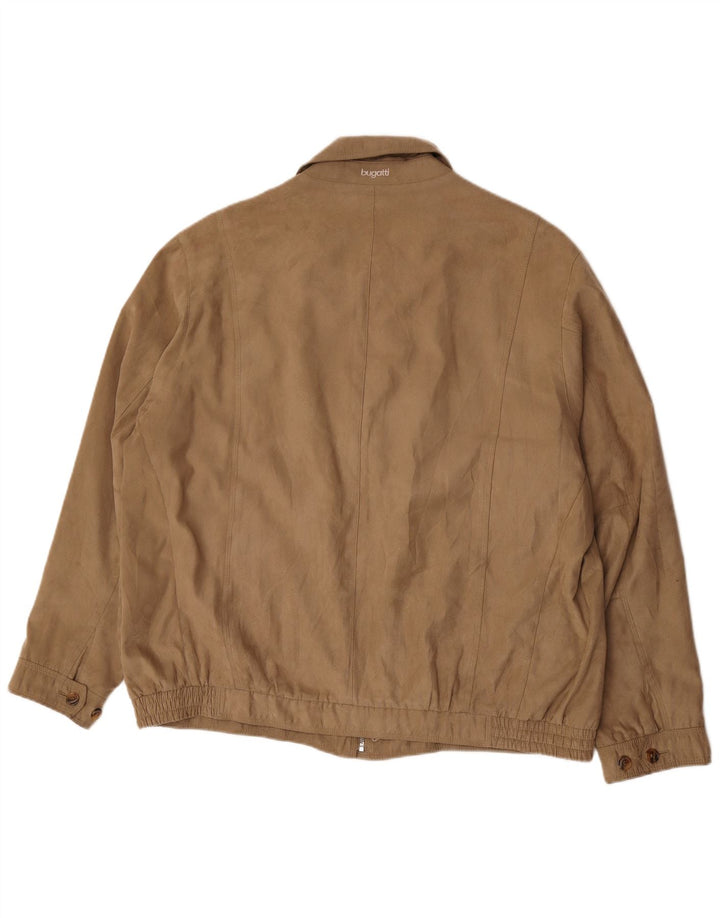 Bugatti Herren Bomberjacke EU 62 6XL Braunes Polyester