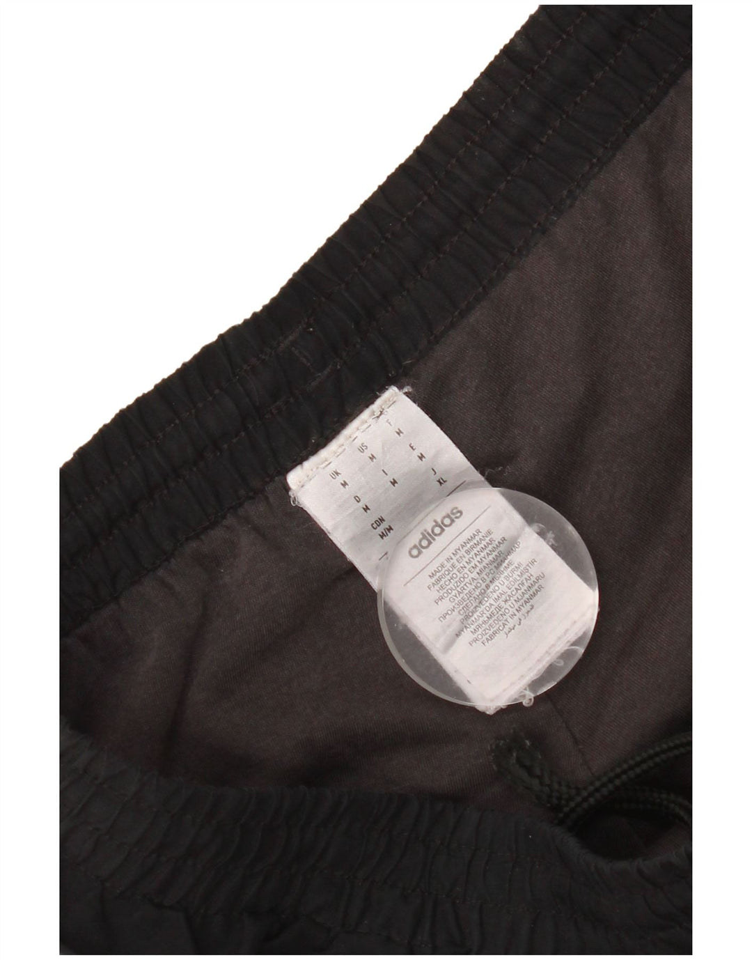 Adidas Herren-Trainingshose, Jogginghose, Mittelschwarz, Farbblock-Polyester