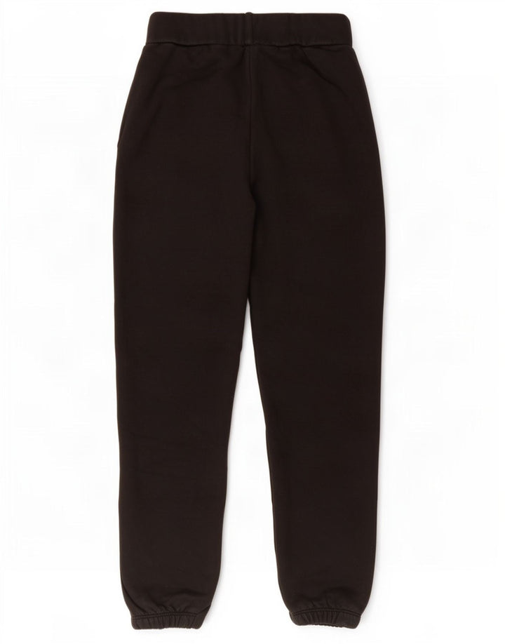 Pyrex Womens Graphic Trainingshose Jogger UK 10 Small Schwarz Baumwolle