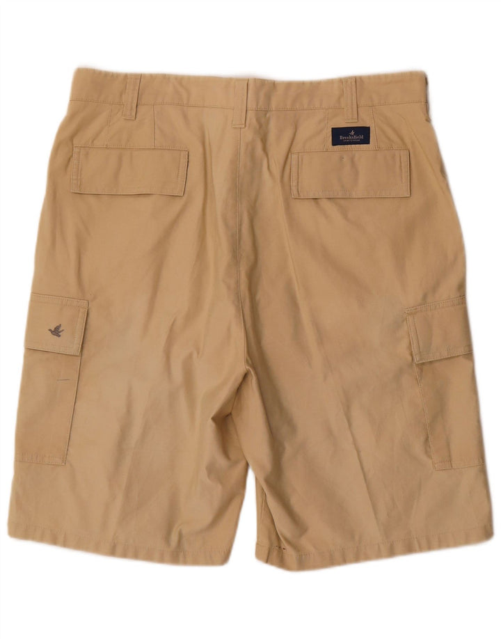 Brooksfield Herren Cargoshorts IT 52 XL W38 Beige Baumwolle