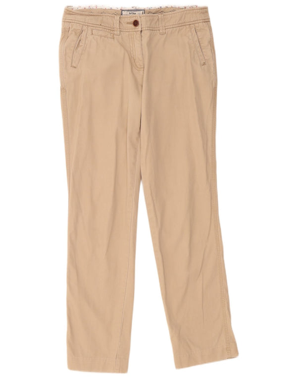 Fat Face Damen Slim Fit Chinohose UK 10 Small W32 L30 Beige Baumwolle