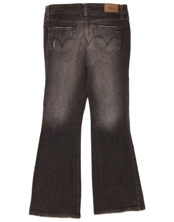 Levi's Damen 518 Super Low Bootcut Jeans US 3 Small W30 L29 Graue Baumwolle