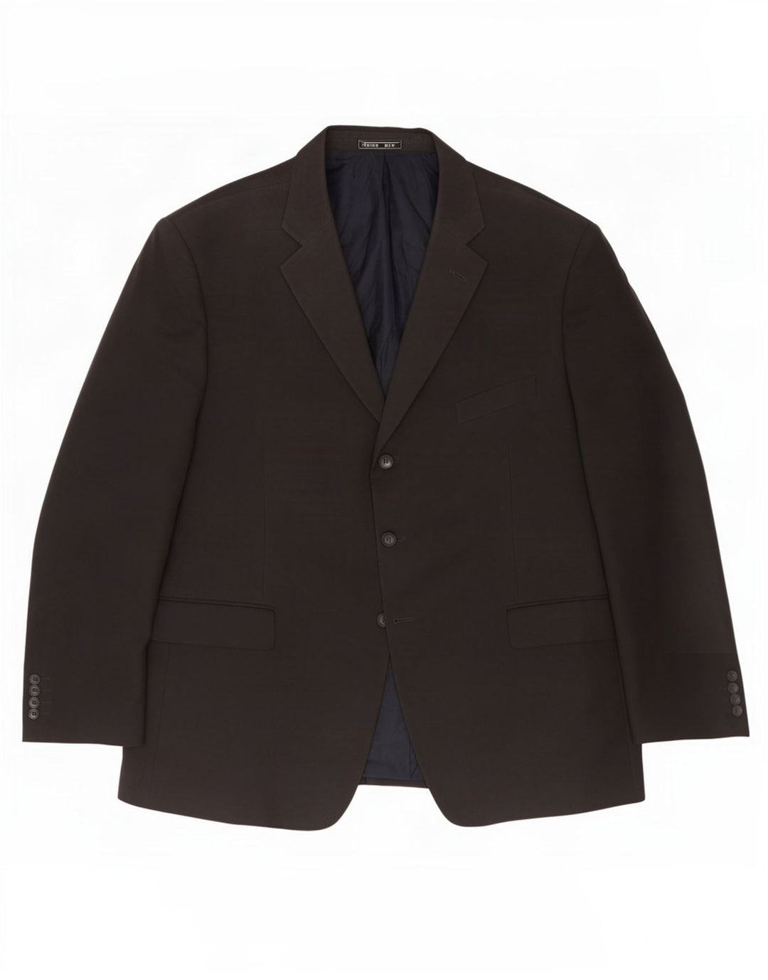 Marks & Spencer Herren-Blazer mit 3 Knöpfen, UK 46, XL, Marineblau, Polyester