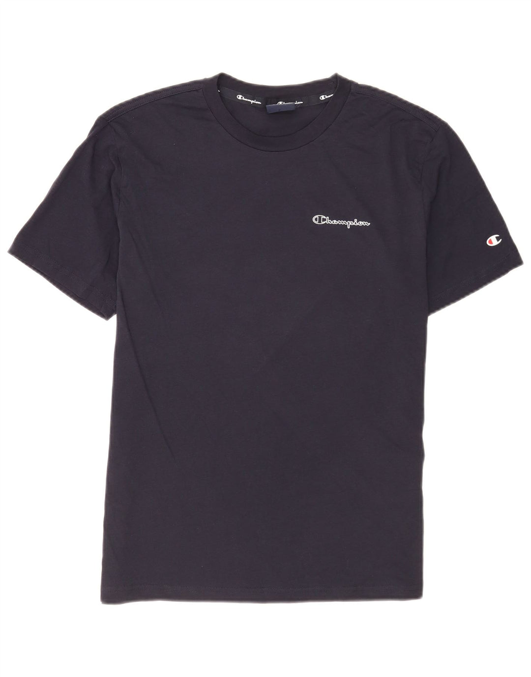 Champion Herren T-Shirt Top Small Marineblau Baumwolle