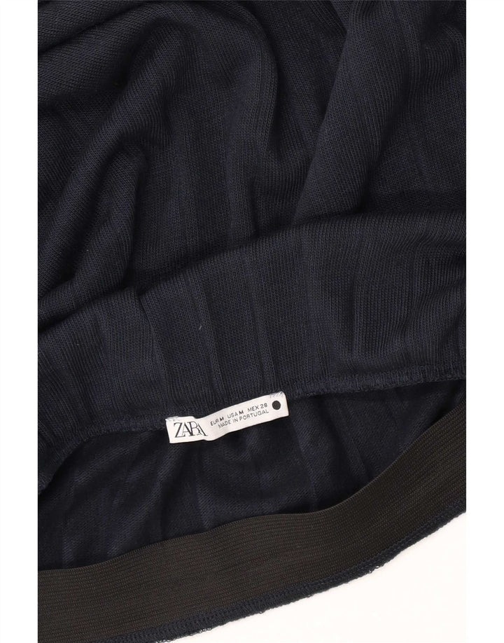 Zara Damen Midirock Medium W28 Marineblau