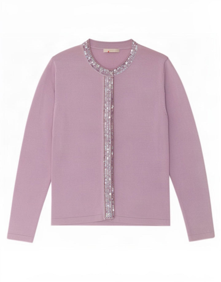 Marks & Spencer Damen-Cardigan-Pullover UK 10 Small Lila