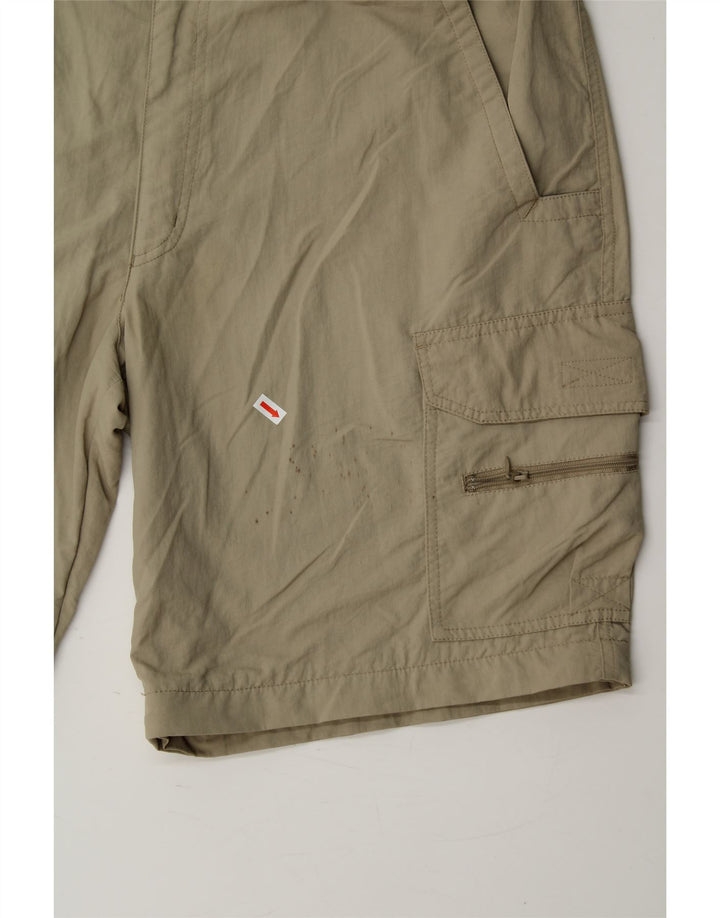 VINTAGE Mens Cargo Shorts W28 Small Beige Polyamide Vintage Vintage and Second-Hand Vintage from Messina Hembry 