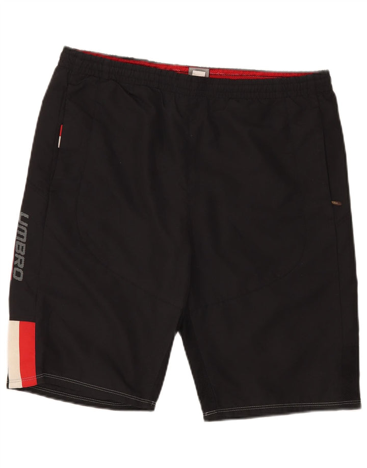 UMBRO Herren Graphic Sport Shorts Mittelschwarz Farbblock