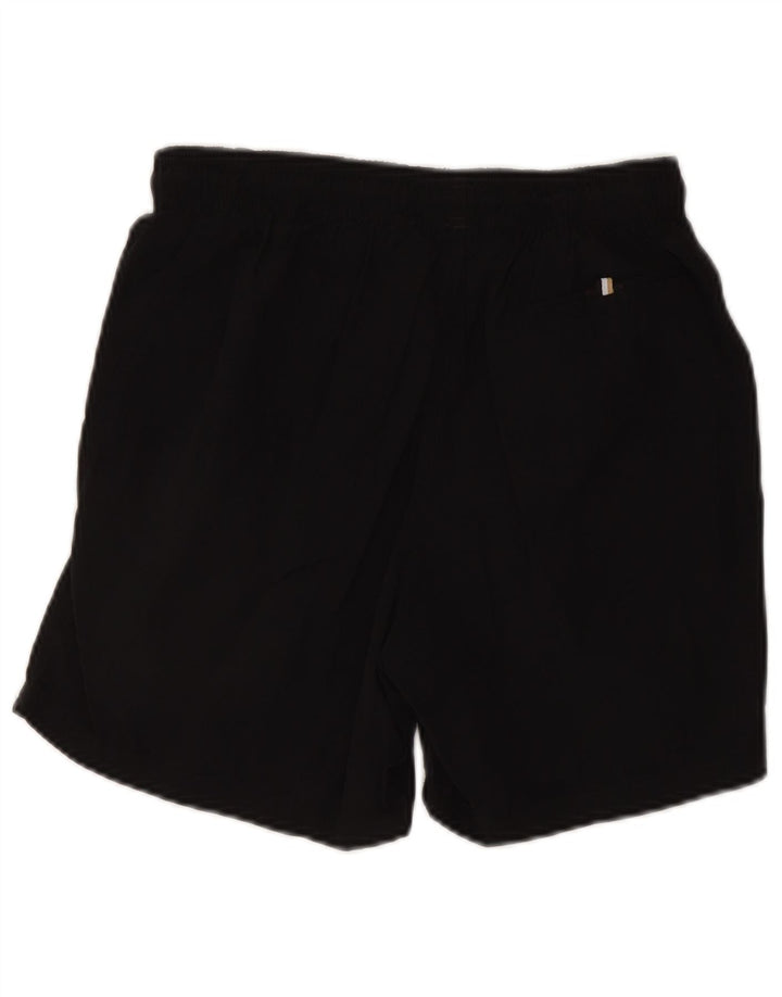 Hugo Boss Herren Badeshorts mit Grafik, Größe S, Schwarz, Polyamid