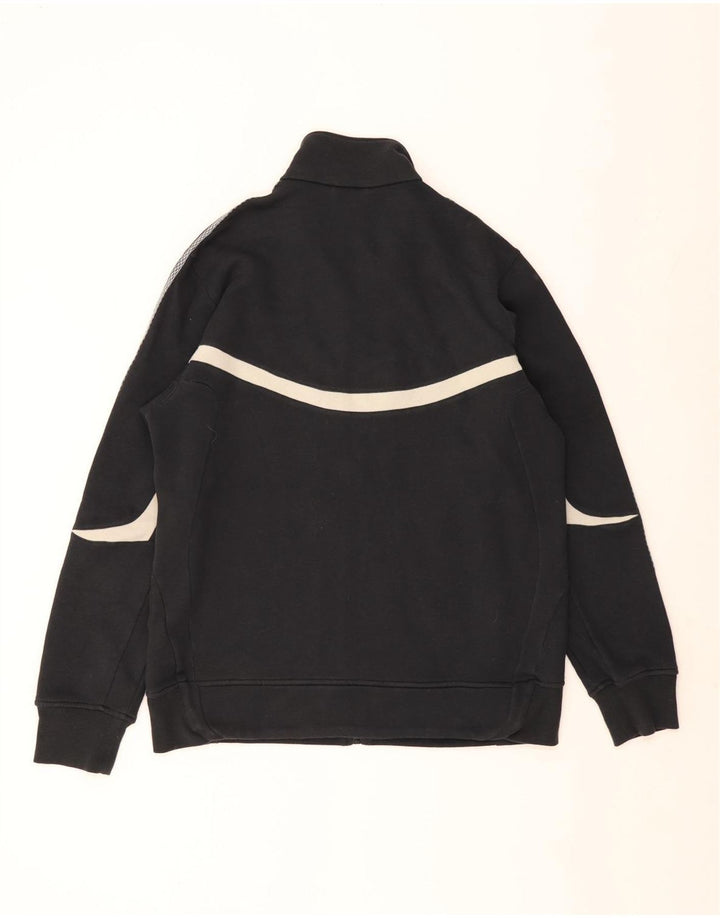 ADIDAS Herren-Trainingsanzug-Oberteil, Jacke, groß, schwarze Farbblock-Baumwolle