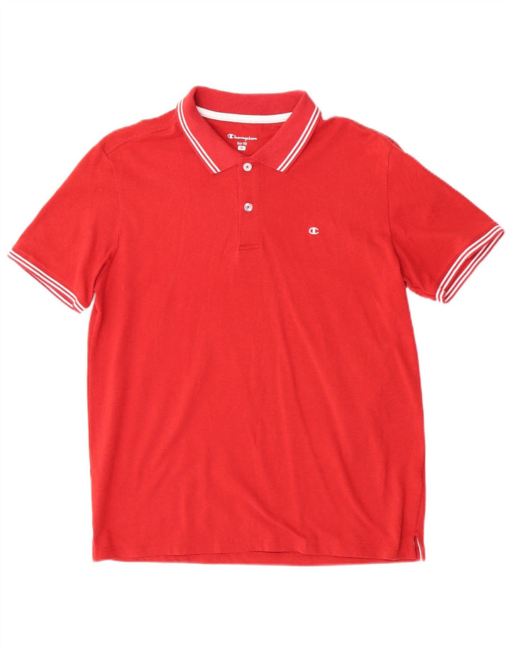 Champion Herren Easy Fit Poloshirt Mittelrot