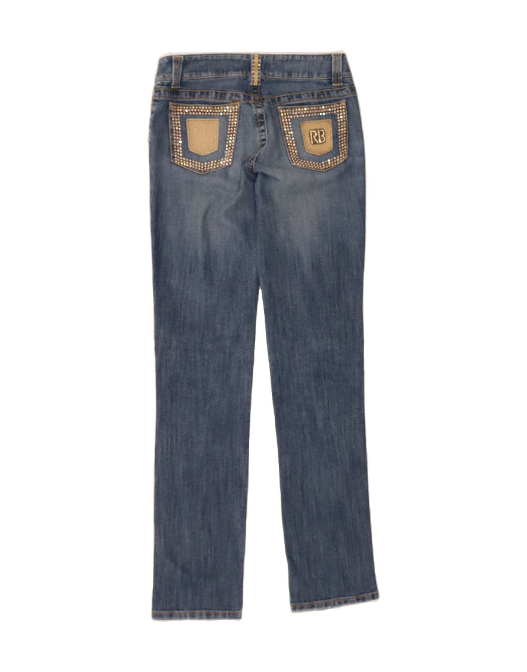 ROCCOBAROCCO Womens Slim Jeans W28 L32 Blue Cotton Vintage Roccobarocco and Second-Hand Roccobarocco from Messina Hembry 