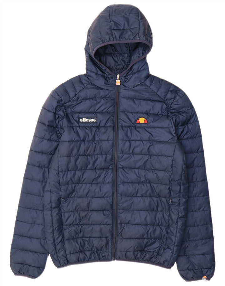 Ellesse Herren-Jacke mit Kapuze, gepolstert, UK 38, mittelmarineblau, Polyester