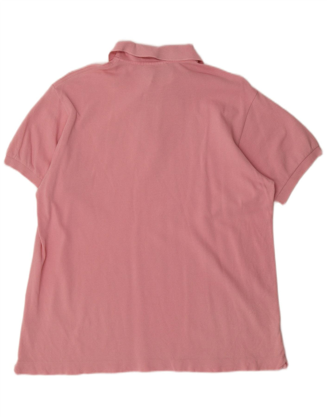 Lacoste Herren-Poloshirt, Größe 5, groß, rosa Baumwolle