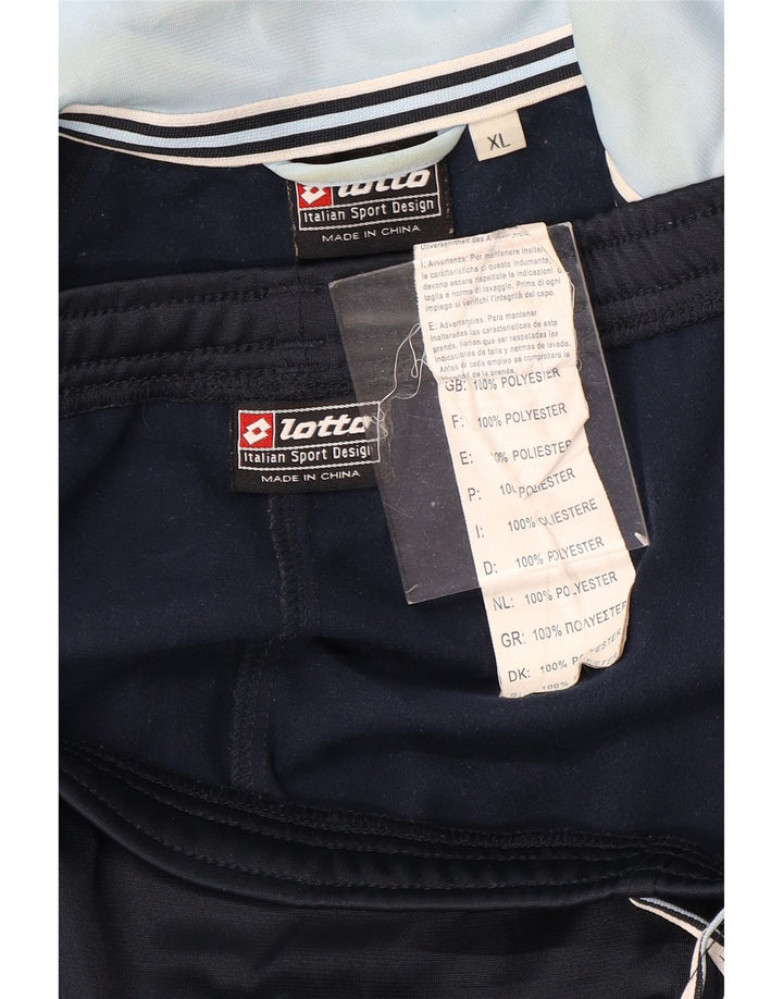 LOTTO Damen-Trainingsanzug, UK 18, XL, Marineblau, Farbblock-Polyester