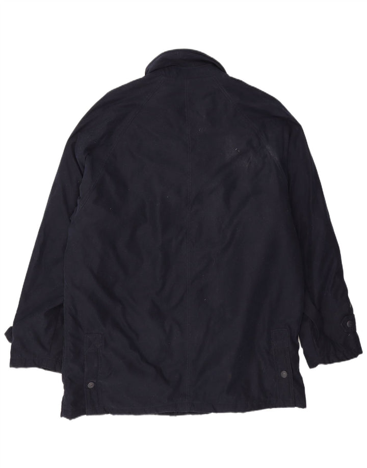Sergio Tacchini Herren Utility Jacke UK 42 XL Marineblau Polyester