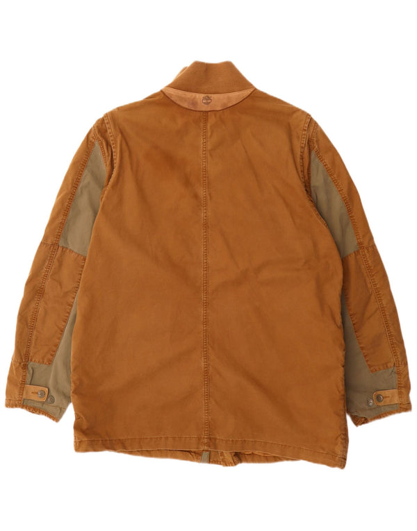Timberland Herren Regular Fit Utility Jacke UK 42 XL Braun Colourblock Army
