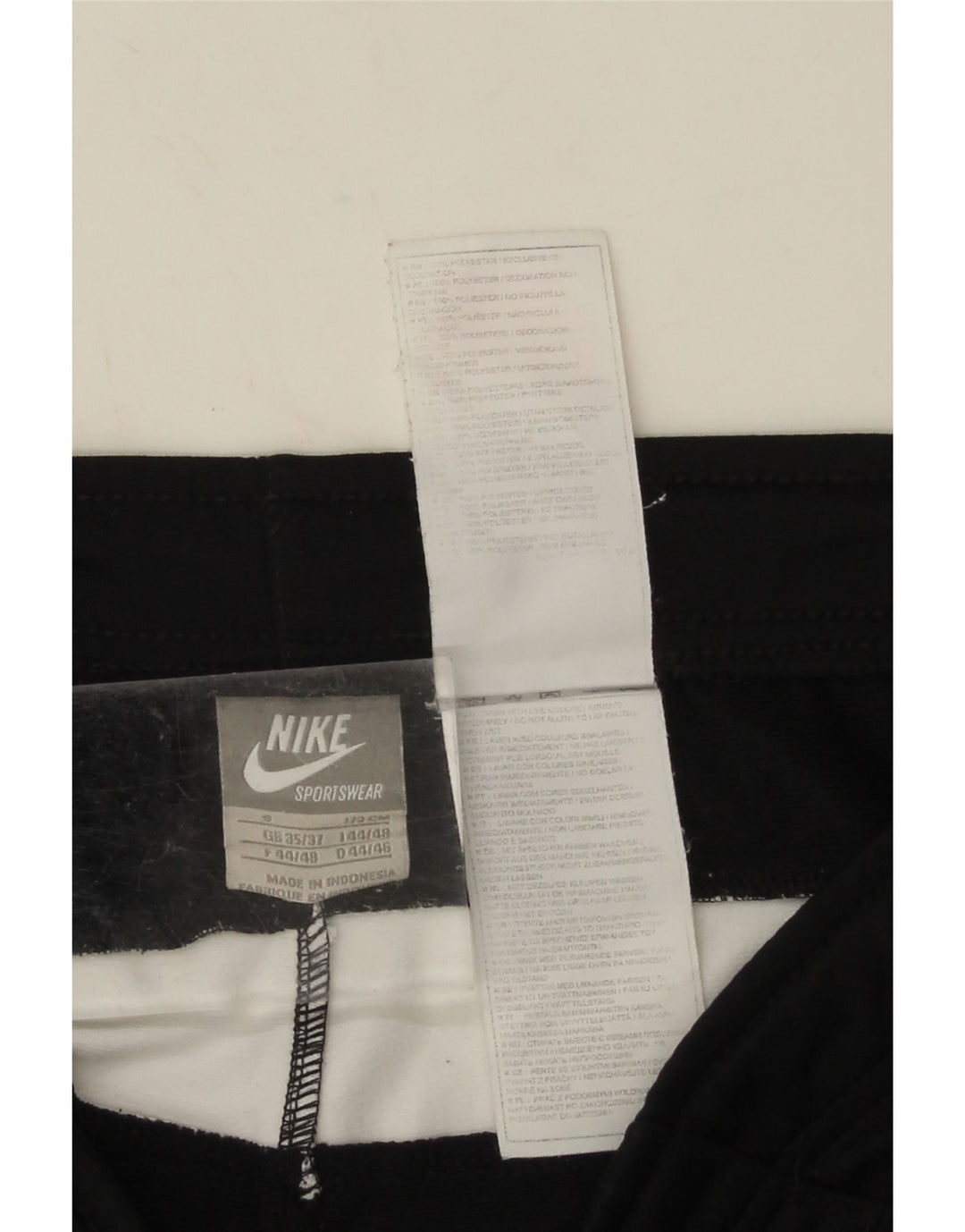 Nike Herren-Trainingshose, Größe S, Schwarz, Colourblock-Polyester
