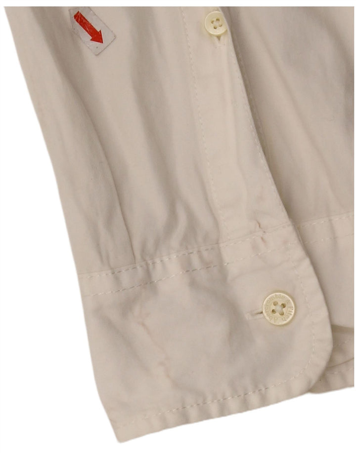 Abercrombie & Fitch Herren-Muskelhemd, Größe L, aus weißer Baumwolle