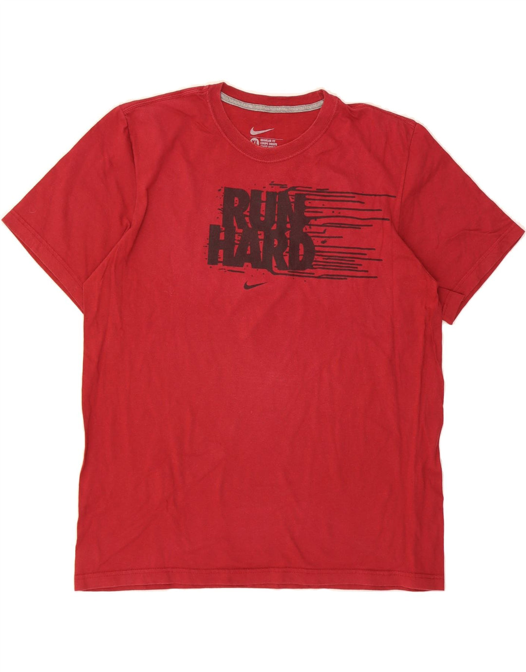 NIKE Mens Regular Fit Graphic T-Shirt Top XL Red Cotton Vintage Nike and Second-Hand Nike from Messina Hembry 