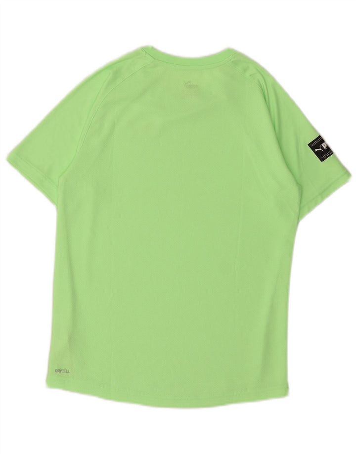 PUMA 2-teiliges Set für Jungen, 13–14 Jahre, grünes Farbblock-Polyester