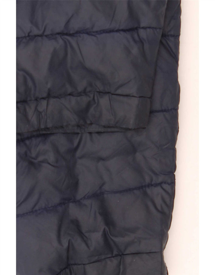 Weird Fish Wattierte Herrenjacke UK 40 Large Marineblaues Nylon
